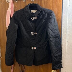 Michael Kors Black Quilted Puffer Coat